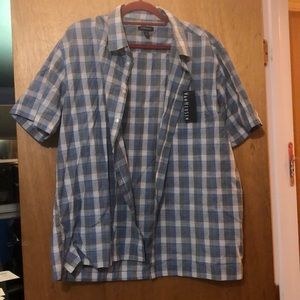 NWT Van Heusen short sleeve xl button down